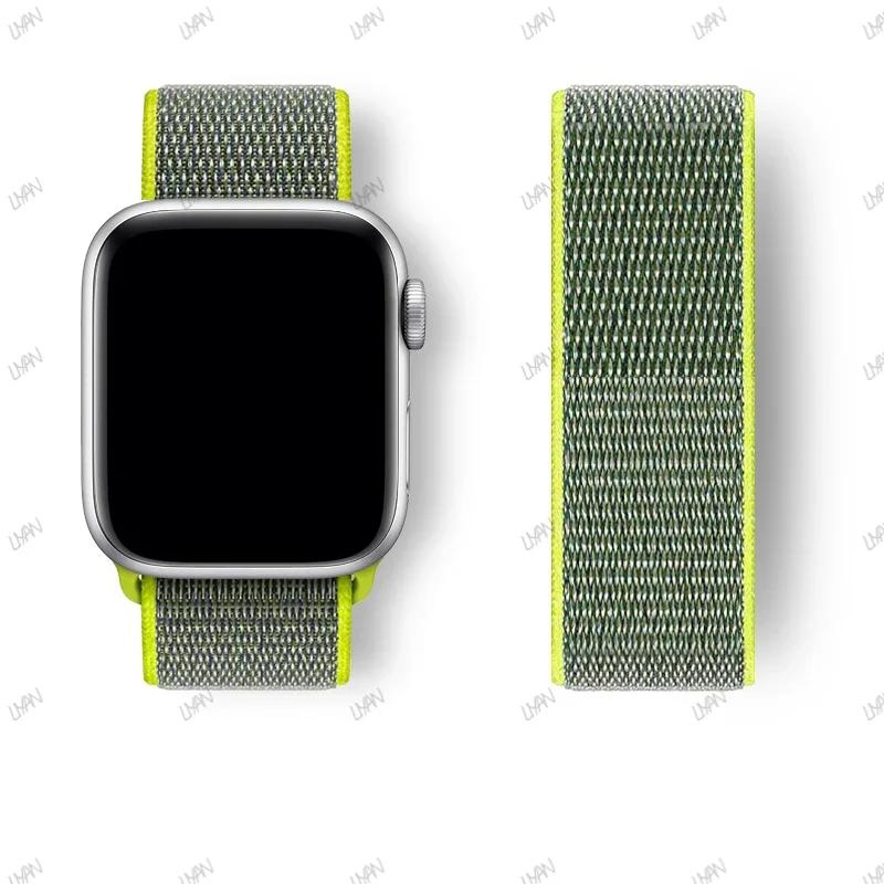 Nylon loop Strap For Watch Band Ultra-2 49mm 44mm 40mm 45mm 41mm Sport pride Bracelet iwatch bands Series 9 8 se 7 6 5 4 3