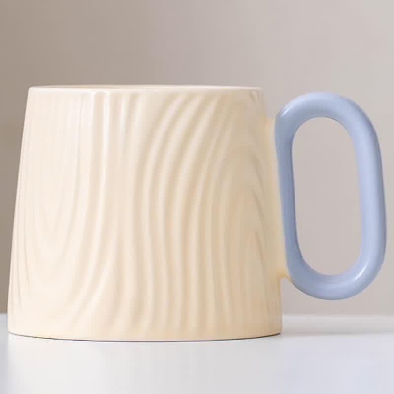 He Yu Xi Ceramic Tree Pattern Mug 350ml
