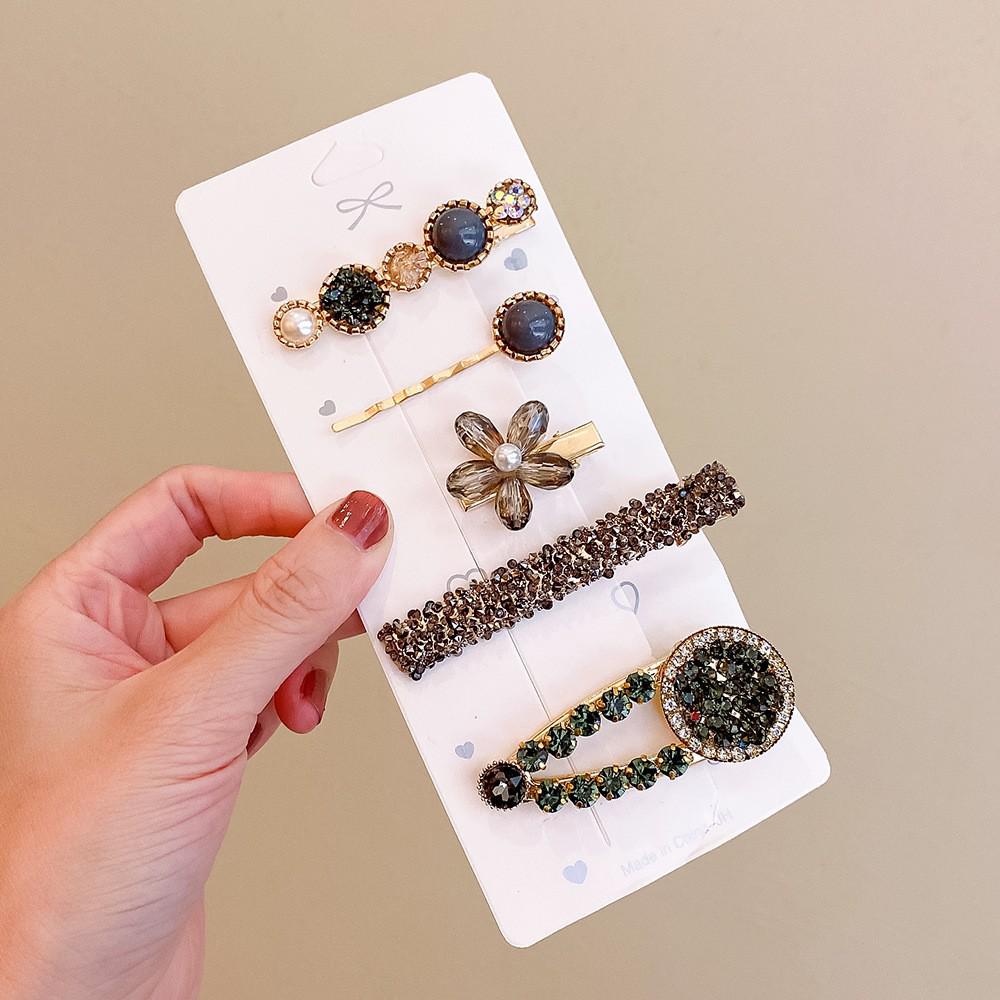 2022 Winter Korean Style Metal Hair Clip for Girls - Trendy Bangs Hairpin and Side Clip Hair Accessories