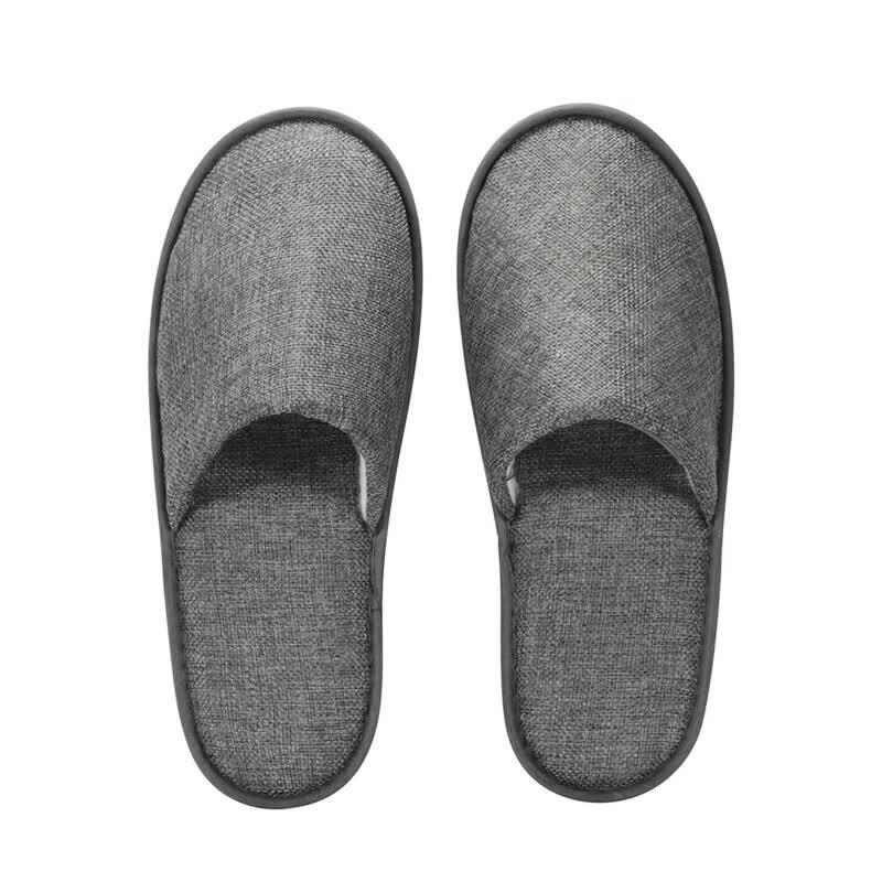 100 Pairs Individually Wrapped Disposable Hotel Slippers