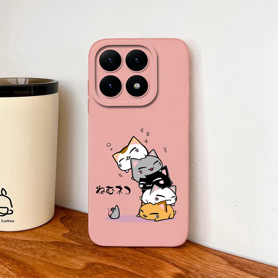 For Xiaomi 15T Pro Phone Case For Xiaomi 17 Pro Max Cute Astronaut Funda For Xiaomi15T Soft Liquid Silicone Durable Back Covers