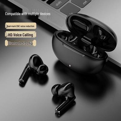 Bluetooth Noise-Cancelling Earbuds with Dual Mic, In-Ear, Long Standby, Wireless, Ideal for Huawei Gaming.