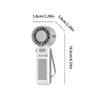 Handheld Fan Rechargeable 5-Speed Foldable Rechargeable Blower Battery Powered Fan for Desk Travel Summer Camping Outdoor Beach