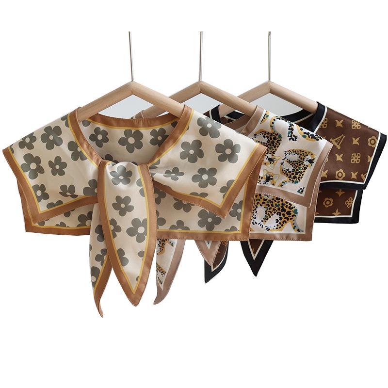 New shoulder silk scarf shawl women's spring and autumn summer fake collar air-conditioned room vest decoration with neck protection double-layer scar