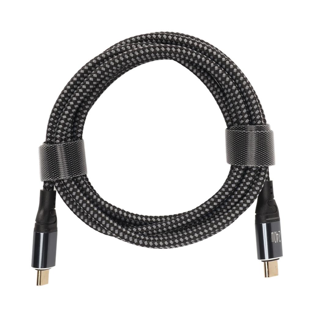 USB C to USB C Cable PD240W USB2.0 Type C Interface 480Mbps USB C Male to C Male Double Ended Data Cable 200cm