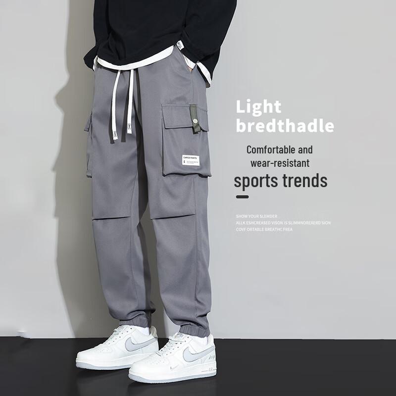 Men's American Style Multi-Pocket Cargo Joggers