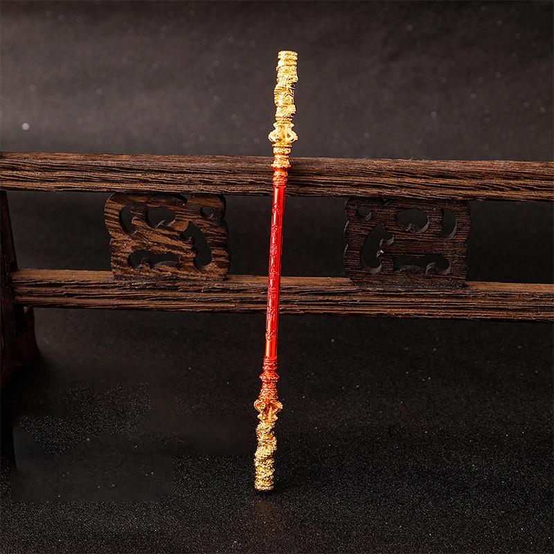 

Творческий Мини Wukong Cudgel Meatal Модель Monkey King Wukong Оружие Маленькие Украшения Поделки Детские Игрушки Аниме Периферия Подарки