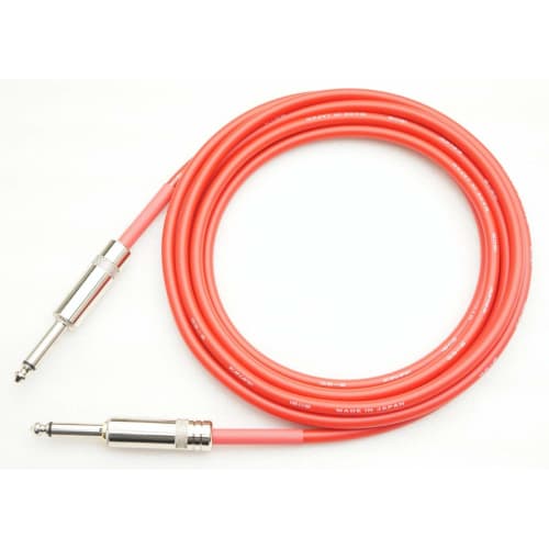 CANARE GS-6 PROFESSIONAL Guitar Cable with Silent Plug, SS (REAN/NEUTRIK) (2.5m, Red)