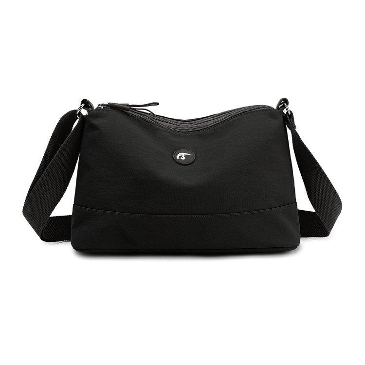 Nylon Crossbody Bag Women's Lightweight Commuter Shoulder Bag Multi-compartment Small Square Bag
