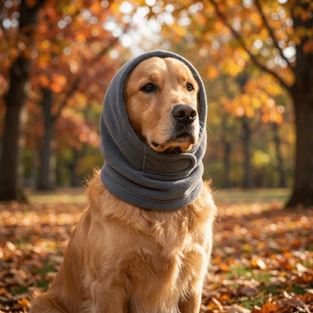 Breathable Dog Soothing Headgear Noise Reduction Dog Ear Cover Pet Calming Hood Sleep Use