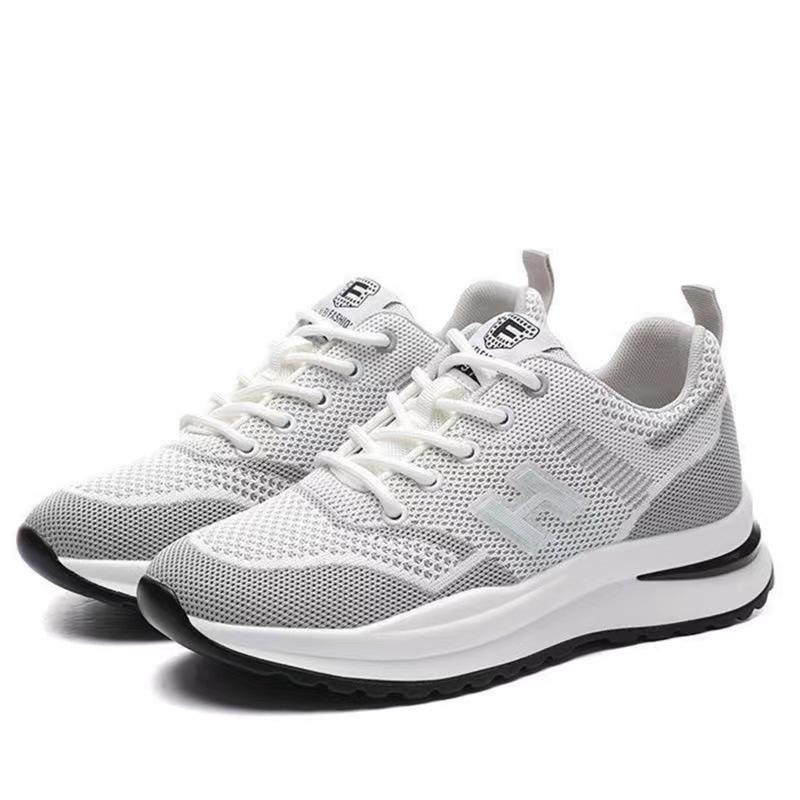 New women's shoes spring and autumn versatile breathable flying weaving women's comfortable casual shoes women's sports shoes running casual