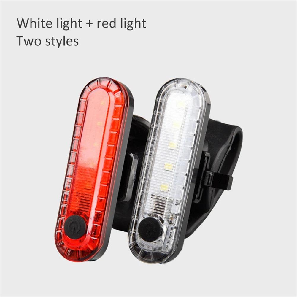 Bike Tail Light Rechargeable Rear Bike Light Night Riding Back Bicycle Taillights