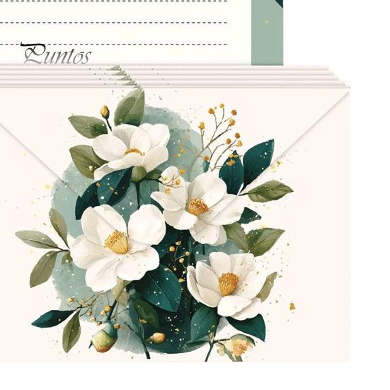 Floral Stationery Set 5Pcs Butterfly Paper Envelope Set, Vintage Writing with Lined Artistic Message Pages, Letter Kit for Letters, Greeting Messages,