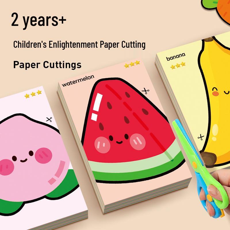 Fun & Safe Paper Cutting Scissors for Toddlers - Educational Parent-Child Activity