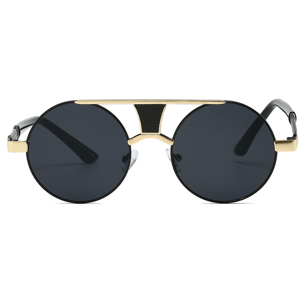 New Fashion Small Round Sunglasses Women Retro Men Metal Unisex Sun Glasses Trendy Classic Style Punk Gradient Shade Uv400