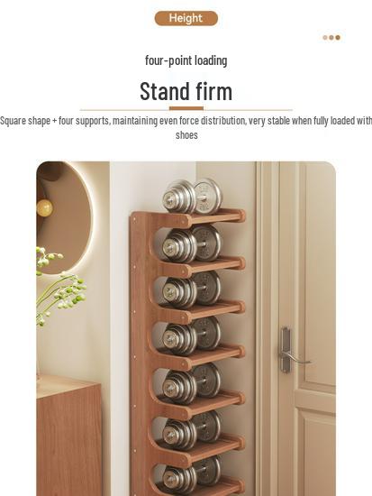 Narrow Corner Shoe Rack: Space-Saving Multi-Layer Shelf for Entryway
