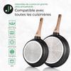Cookware - Just Perfecto - 14 Pieces - Non-stick - Induction Compatible