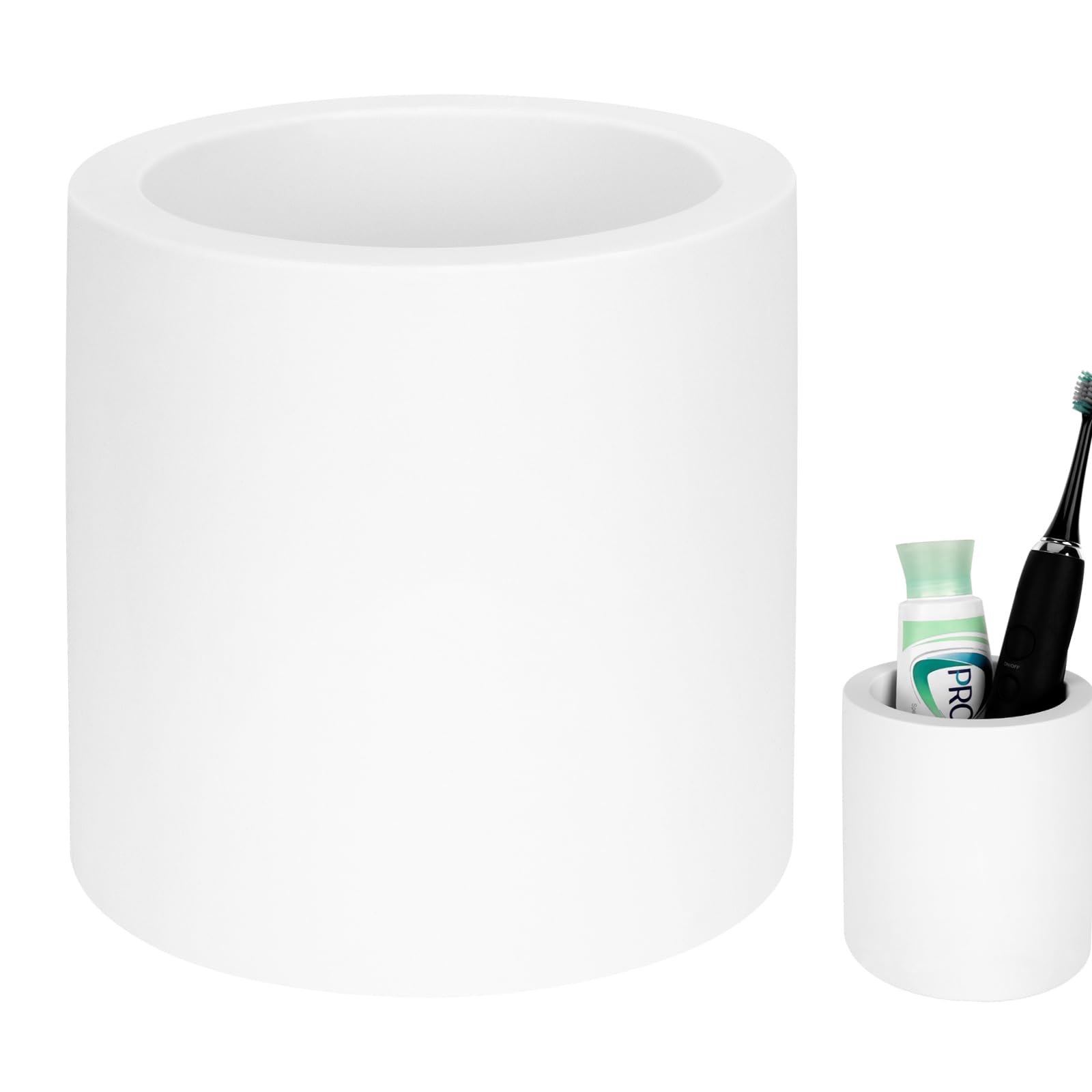 

Linkidea Электрическая зубная щетка Диатомовая земля Подставка для зубных щеток Настольный органайзер для электрических зубных щеток Совместима с iO Series и Philips белый