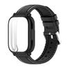 For Redmi Watch 5 Active Silicone Cover Sport Dermis For Redmi Watch 5Lite TPU Soft Shell and Leather Band Strap+Case