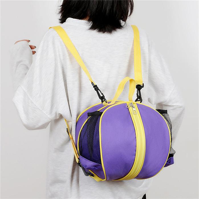 

Сетчатые сумки для футбольных мячей через плечо, портативный эластичный съемный плечевой ремень, крючок с застежкой-молнией