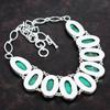 Malachite necklace 925 sterling silver necklace gemstone handmade jewelry adjustable chain necklace latest design necklace gifts for women