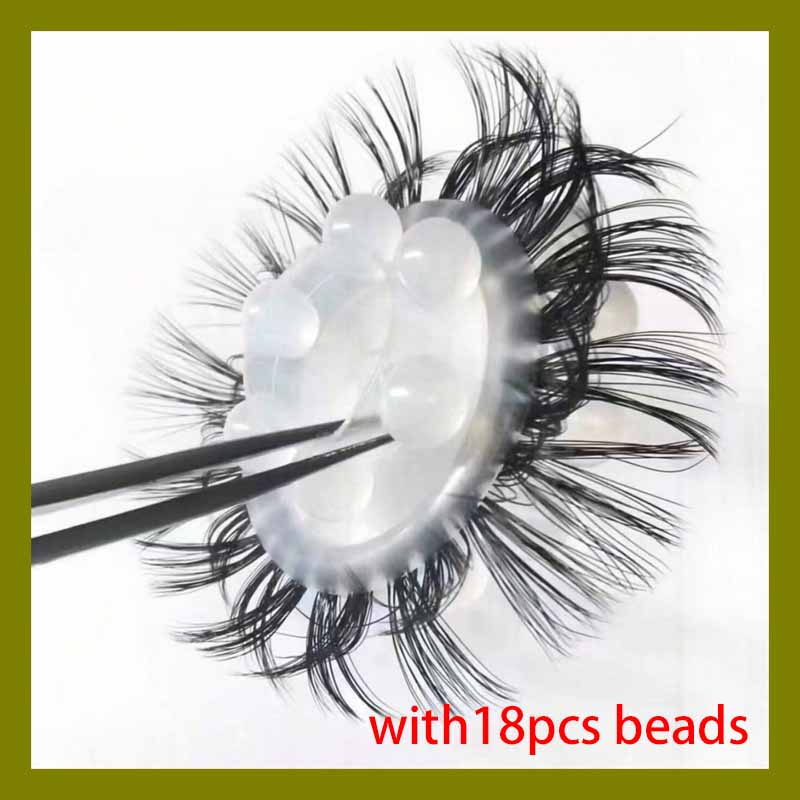 Silicone Beaded Cock Ring with Faux Fur Fringed Textured Delay Ring for Men Adult Sex Toys Couples Penis Ring