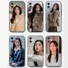 Korean Celebrity S-SOOBIN CHAE Phone Case For IPhone 17 Air 16 15 14 13 Pro Max 11 12 Black Silicone Cover
