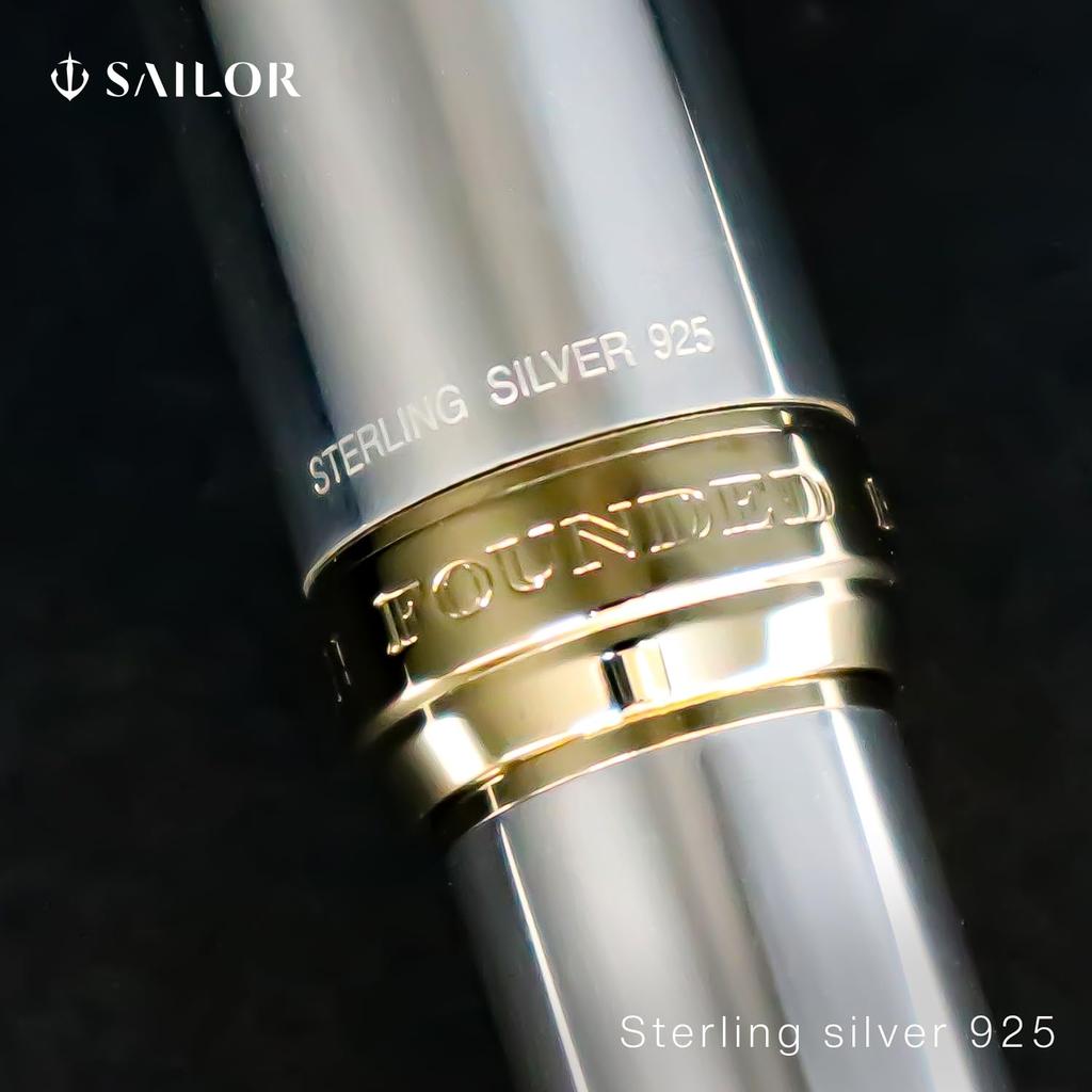 Sailor fountain pen Ballpoint Pen Profit 21 Sterling Silver 925 Oil-Based 0.7mm 15-3027-220