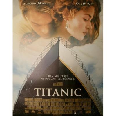 TITANIC Original Cinema Poster ROLLED Small Size 53x40cm Movie Poster James Cameron