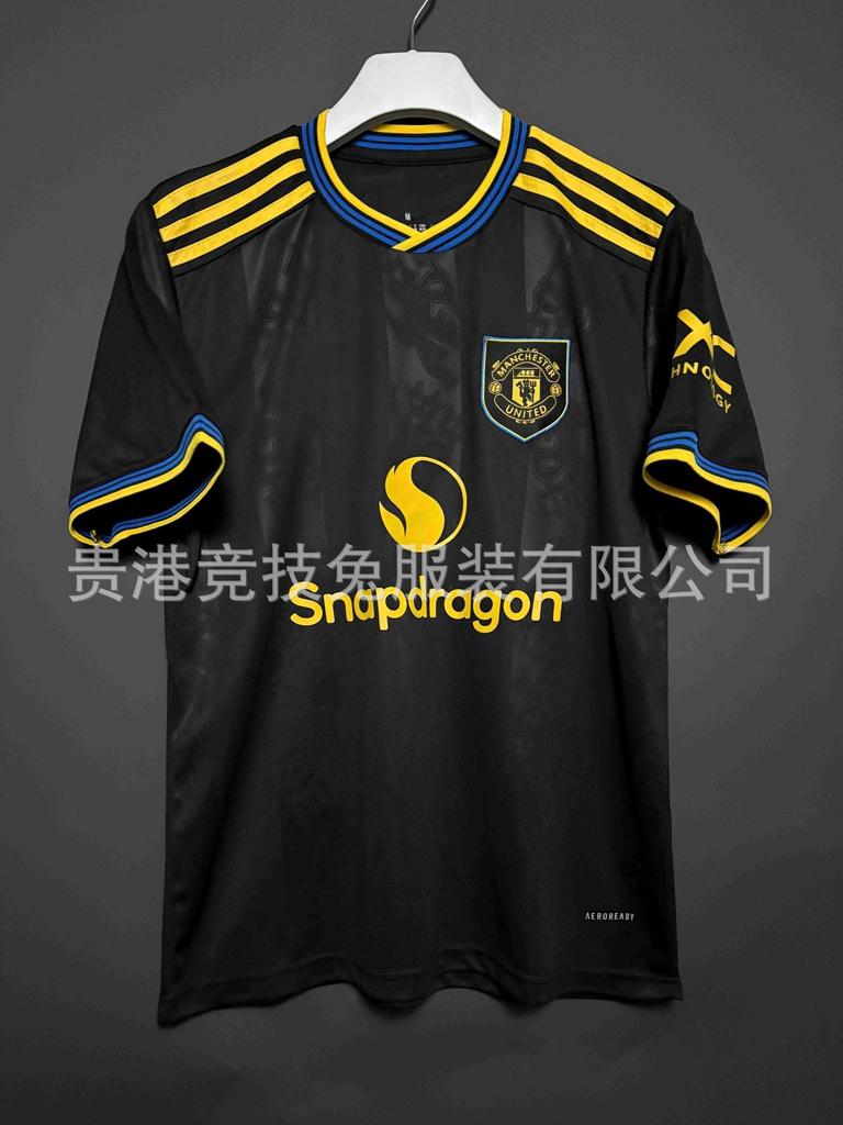 25-26 Manchester United Away Club Fan Version Shirts With Three Labels Complete Fans