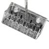 Silicone Suction Cup Sink Shelf Kitchen Water Pool Storage Rack No Drilling Draining Rack Steel Ball Hundred Cloth Storage Basket
