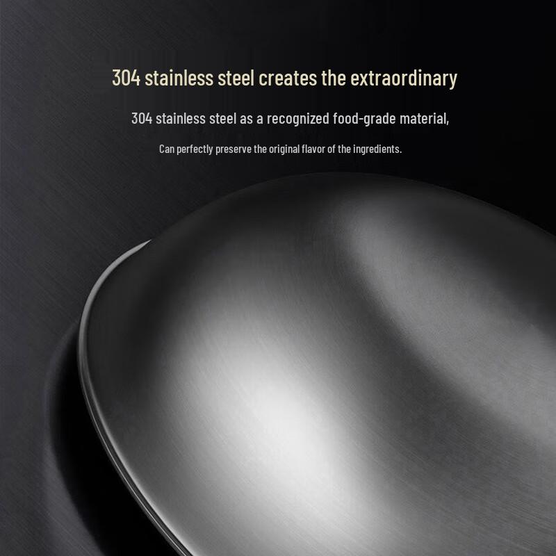 KOBACH 304 Stainless Steel Honeycomb Non-stick Wok