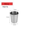 Stainless Steel Outdoor Logo Beer Mug - Single Layer Camping Juice Water Cup