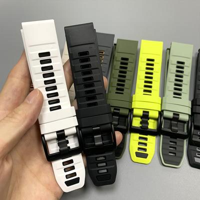 22/26mm Silicone Band For Garmin Fenix8 Pro E 7X 6X Pro Sport Bracelet Epix/Quatix/Tactix 8 7Pro/Descent Mk3 Quick Release Strap