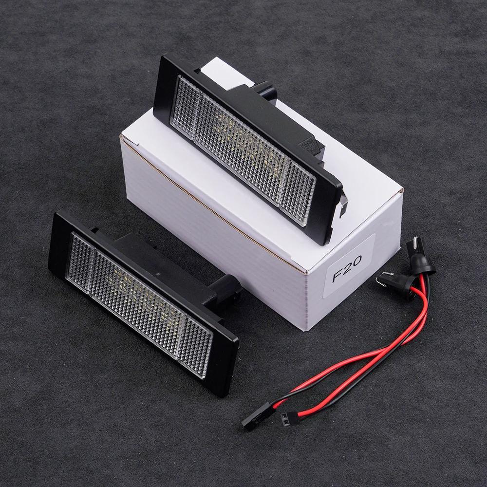 LED License Number Plate Lamp Car Light Luz No Error for BMW 1 Series E81 E87 E63 E64 M6 E85 E86 Z4 F12 F13 F20 K48