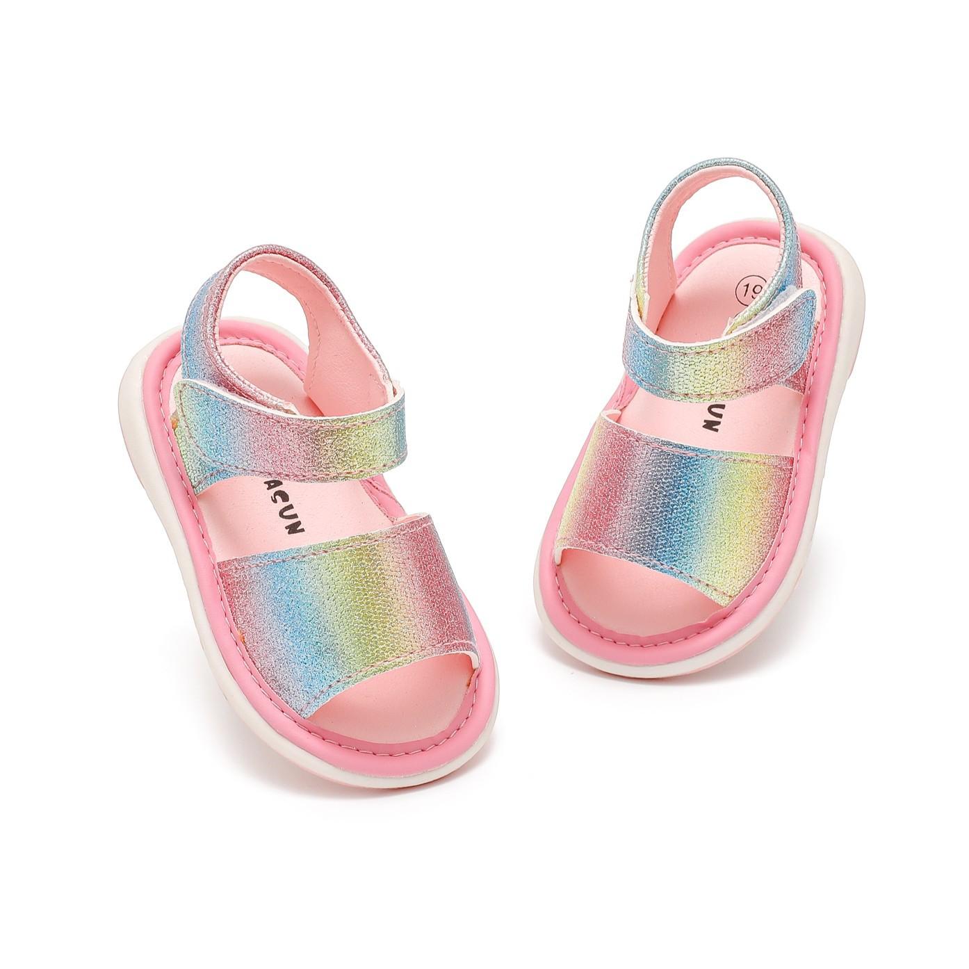 

Girls Flip-flops, Cartoon-style Shoes, Anti-slip Soft-soled Shoes 19 мерцание
