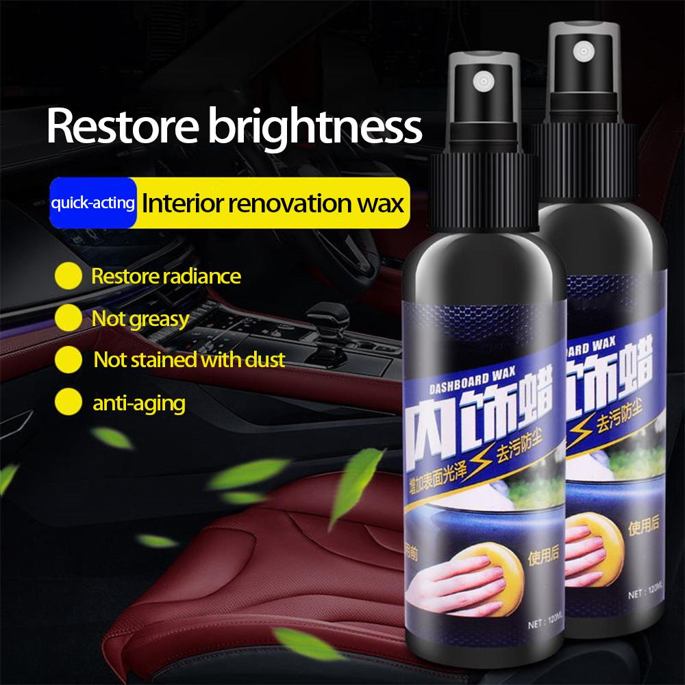 Car Interior Refurbishment Kit: Panel Wax, Polish, Fragrance & Seat Maintenance Agent