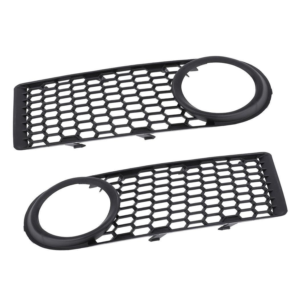 Front Bumper Fog Light Grill Shockproof Scratch Resistant Decorative Fog Lamp Cover Grill for Conver
