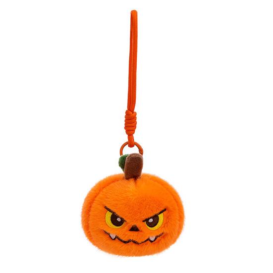 Funny Pumpkin Gifts Halloween Plush Keychain, Cute Spooky Stuffed Toy Pendant for Bag Keychain Keys, Soft Mini Doll Hanging Ornament Festival