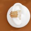 C-Shaped Ear Cuff Elegant Exaggerated Ear Clips Punk Wide Clip-On Earrings  Party