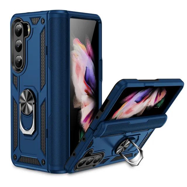 For Samsung Galaxy Z FOLD 6 4 5 5G Case Luxury Armor Shockproof Phone Case For ZFOLD6 ZFOLD4 ZFOLD5 Back Cover