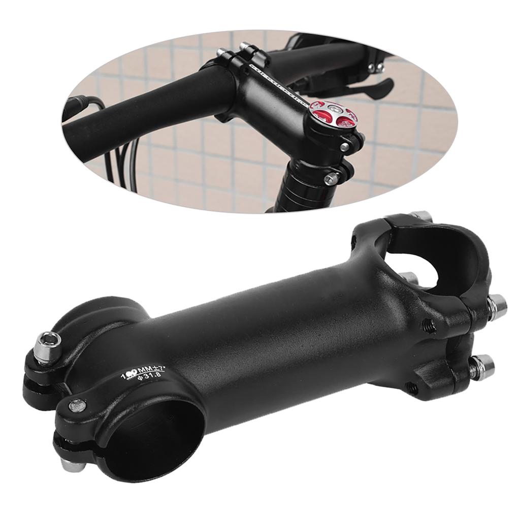 Aluminium Alloy High Strength Black Simple Generous Safer Riding Road Bike Stem Mountain Bicycle Cycling