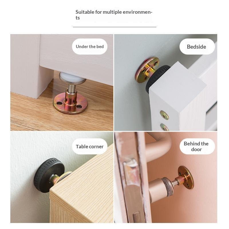 2Pcs Self-Adhesive Adjustable Thread Bed Frame Anti-Shake Tool Fixed Bed Anti-Squeaking Telescopic Support Hardware Fasteners