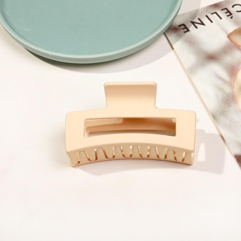 

Квадратные заколки для волос с матовой текстуройЗатылок — половина зажима-акулы аксессуар для волос PS