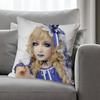 MMana MMalice Gothic Pillow Cases for Bedroom Living Room Sofa Home Decor Polyester Cushion Cover with Zipper