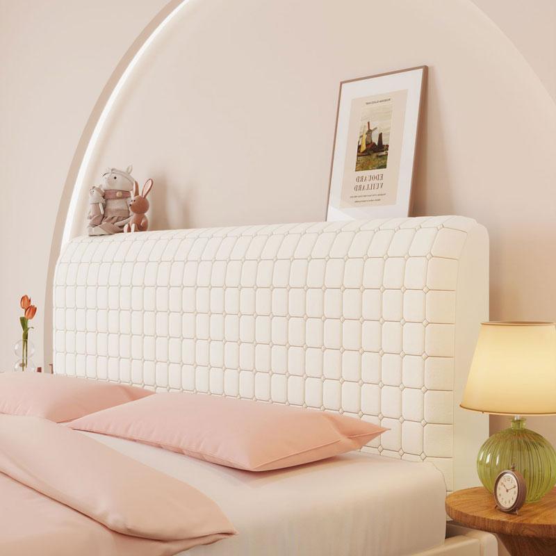 Headboard Cover Queen Size, Stretch Velvet Head Board Slipcover, Dustproof Bed Head Cover For Upholstered Headboard