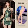 Sexy underwear Chinese sexy modified split cheongsam premium pearl backless Qinghe national style cheongsam
