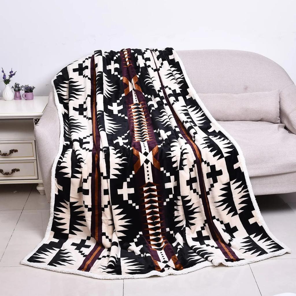 Antike Persische Stil Decke Stammes Vintage Flanell Decke Schlafzimmer Wohnzimmer Sofa Decke