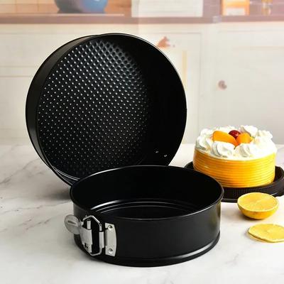 4/7/9/10 Zoll Antihaft-Topf Kuchenständer Rund Abnehmbarer Boden Kuchenform mit Verriegelung Backgeschirr Kuchenformen Backzubehör