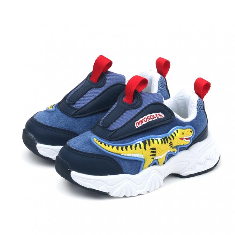 Tobbox Dinosoles T Rex Velcro Baby leaTher Navy dnkcd3Tsbb11nvy